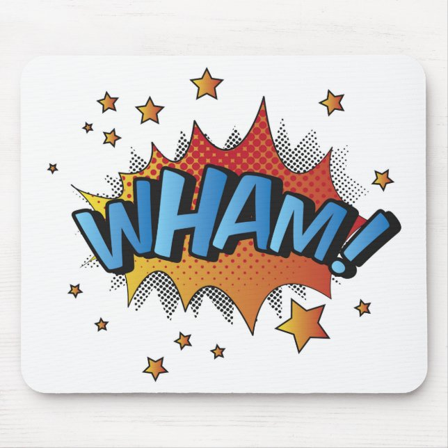 Alfombrilla De Ratón Personalizado Wham Splat (Frente)
