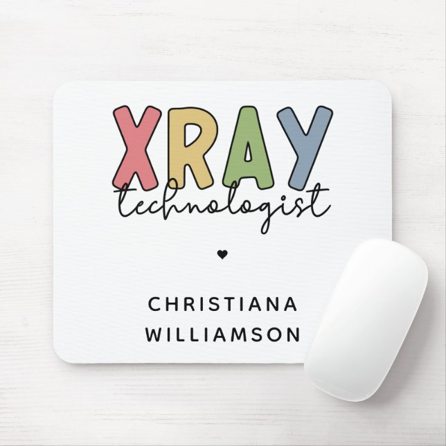 Alfombrilla De Ratón Personalizado Xray Technologist X-ray Tech Gifts (Con ratón)