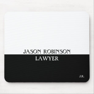 Alfombrilla De Ratón Personalizar blanco y negro