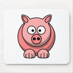 Alfombrilla De Ratón Personalizar Cute Pig Mousepad para niños