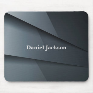 Alfombrilla De Ratón Personalizar el gris oscuro elegante