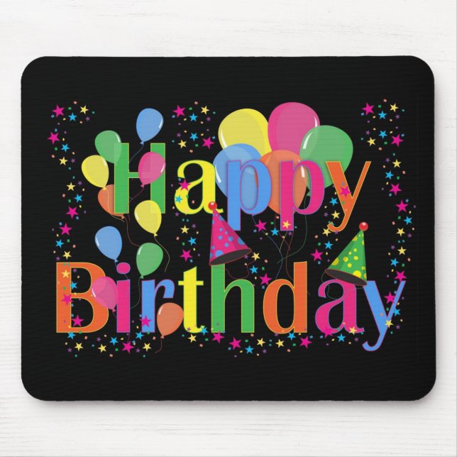 Alfombrilla De Ratón Personalizar el nombre Arte de celebración de fies (Frente)