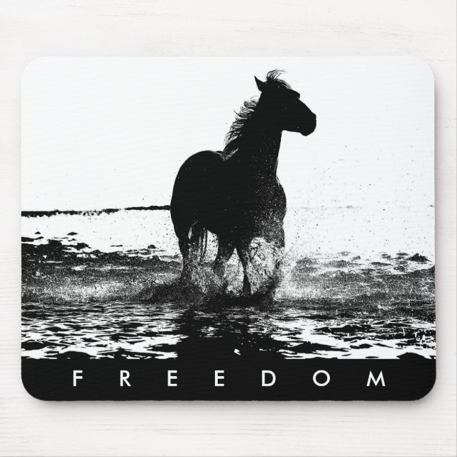 Alfombrilla De Ratón Personalizar Elegante Arte Pop Moderno Corriendo C (Frente)