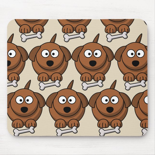 Alfombrilla De Ratón Personalizar Perro Cute para niños (Frente)