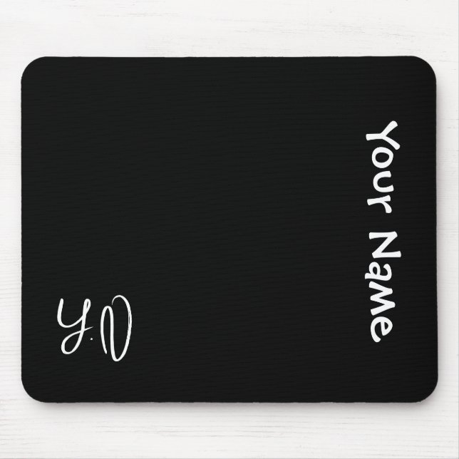 Alfombrilla De Ratón Personalized Cute Mouse Pad – Name & Initials Gift (Frente)