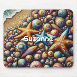 Alfombrilla De Ratón Personalized fantasy seashore Mousepad
