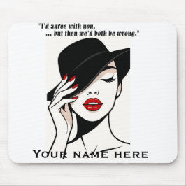 Alfombrilla De Ratón Personalized humorous mouse pad