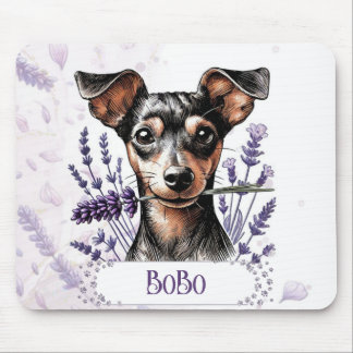 Alfombrilla De Ratón Personalized Pup – Min Pin