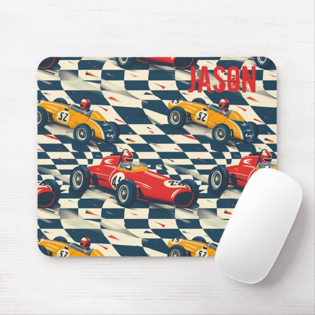 Alfombrilla De Ratón Personalized Race Car Mouse Pad Mousepad  (Con ratón)