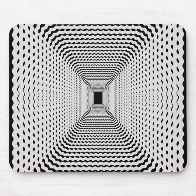 Alfombrilla De Ratón Perspectiva de la frontera de oleada prismática (Frente)