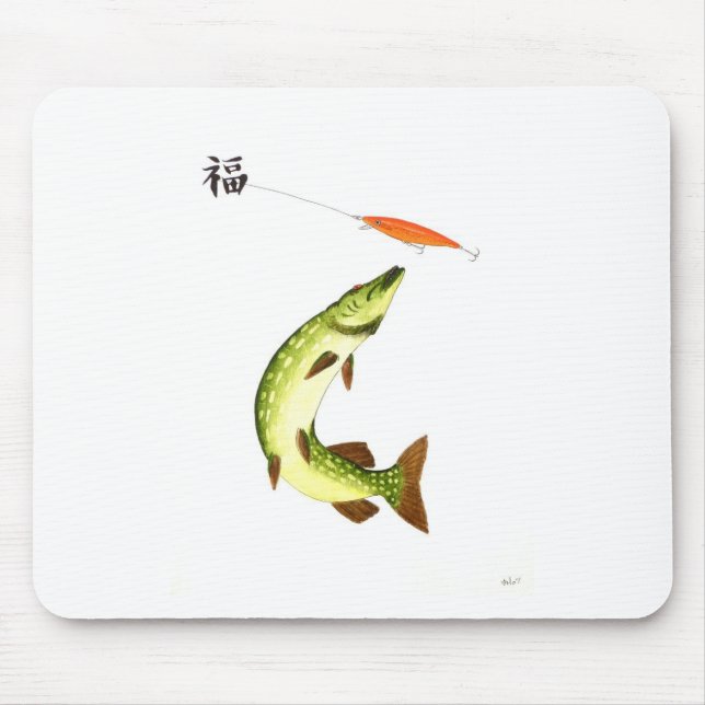 Alfombrilla De Ratón Pesca de cerdos (Frente)