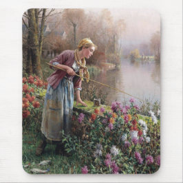 Alfombrilla De Ratón Pesca de Chicas franceses en Bretaña