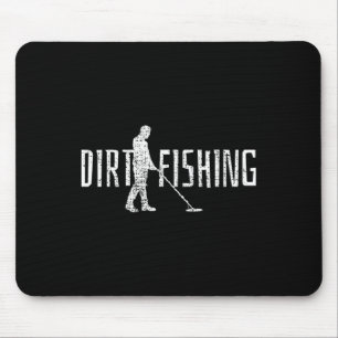 Alfombrilla De Ratón Pesca de detección de detectores metalizado