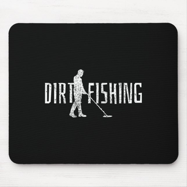 Alfombrilla De Ratón Pesca de detección de detectores metalizado (Frente)