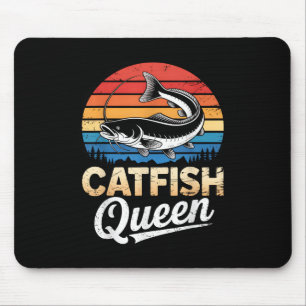 Alfombrilla De Ratón Pesca De Reina Del Pescado De Pescado Para Los Fan
