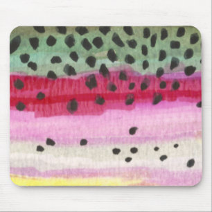 Alfombrilla De Ratón Pesca de trucha arco iris