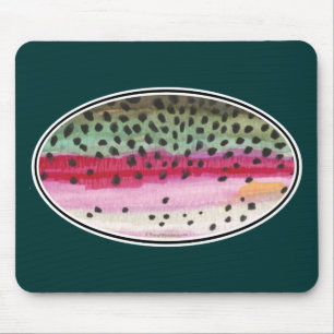 Alfombrilla De Ratón Pesca de trucha arco iris