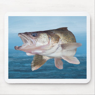 Alfombrilla De Ratón Pesca Walleye