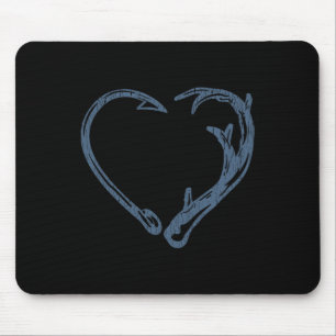 Alfombrilla De Ratón Pesca Y Caza De Peces Graciosa