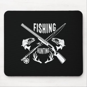Alfombrilla De Ratón Pesca y caza del regalo del Día del Padre