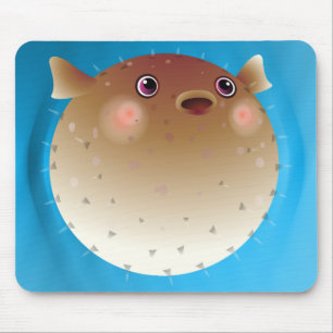 Alfombrilla De Ratón Pescado de Puffer