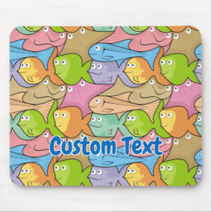 Alfombrilla De Ratón Pescado de ratón personalizado