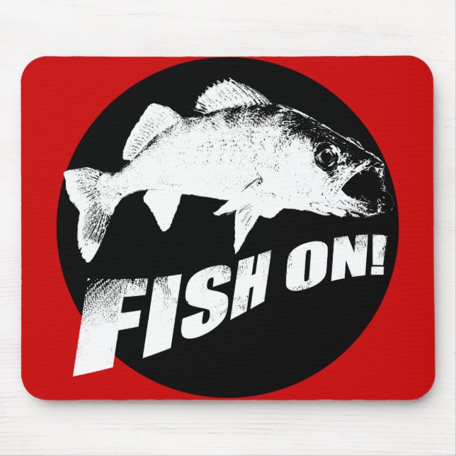 Alfombrilla De Ratón Pescado en walleye (Frente)