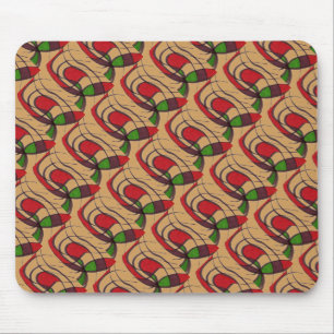 Alfombrilla De Ratón "Pescado volador" Abstracto de baldosas Mousepad d
