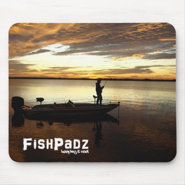 Alfombrilla De Ratón Pescador bajo Mousepad (Frente)