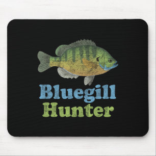 Alfombrilla De Ratón Pescador de la pesca divertida de la camiseta Blue