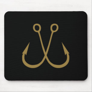 Alfombrilla De Ratón Pescador de pescado silvestre