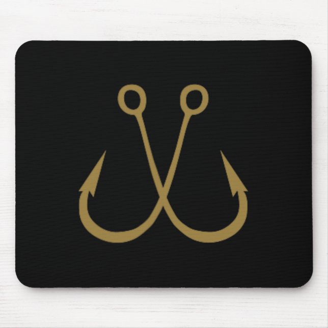 Alfombrilla De Ratón Pescador de pescado silvestre (Frente)