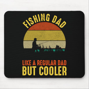 Alfombrilla De Ratón Pescador Papá - Como Un Padre Regular Pero Frío