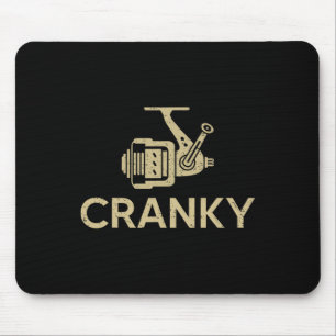 Alfombrilla De Ratón Pescadores Camisetas de Cranky Padres Vintage Da