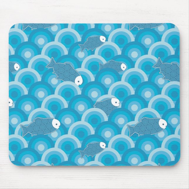 Alfombrilla De Ratón Pescados (Frente)