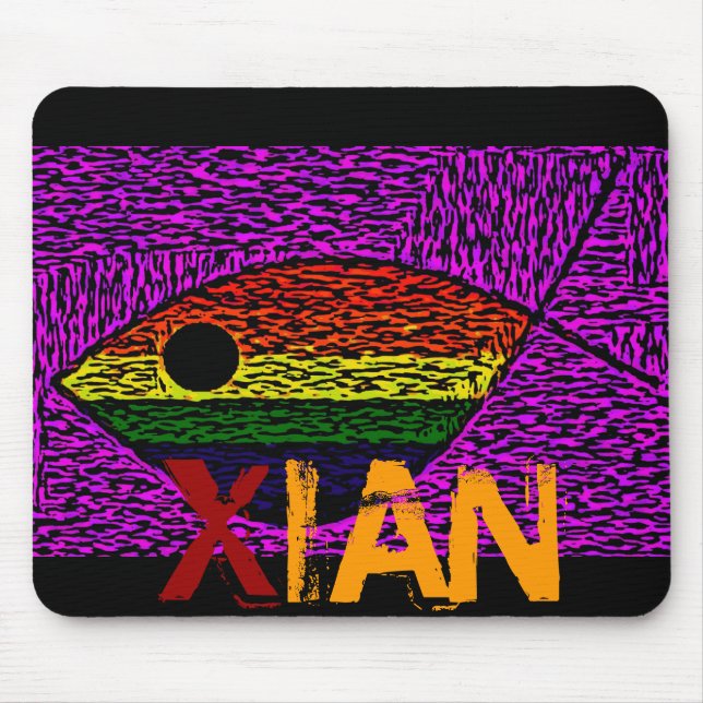 Alfombrilla De Ratón Pescados de arco iris (Frente)