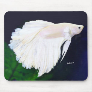 Alfombrilla De Ratón Pescados de Betta del platino