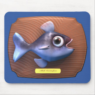 Alfombrilla De Ratón Pescados en tabla de cortar