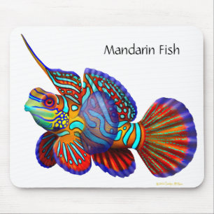 Alfombrilla De Ratón Pescados Mousepad de Dragonet del gobio del
