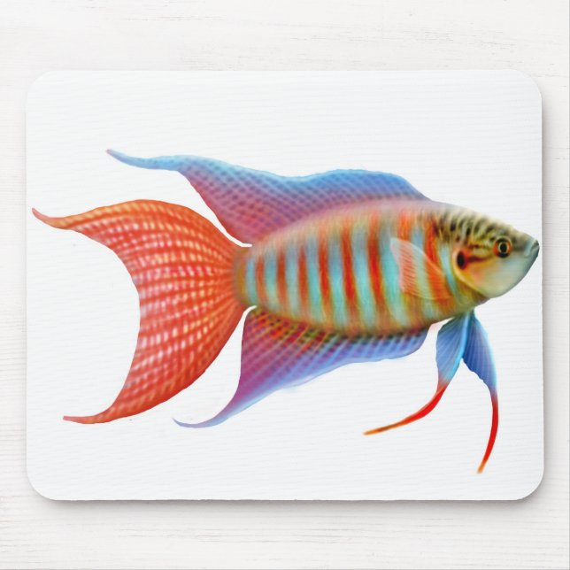 Alfombrilla De Ratón Pescados Mousepad del Osphromemus gorami del (Frente)
