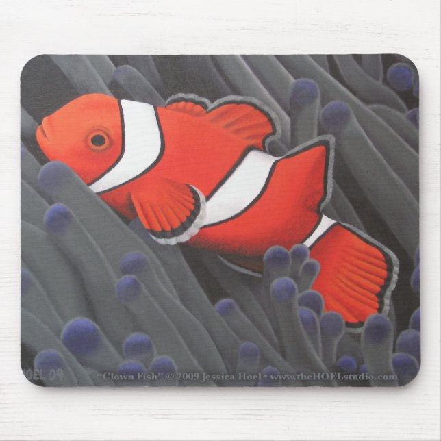 Alfombrilla De Ratón Pescados Mousepad del payaso (Frente)