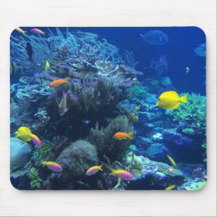 Alfombrilla De Ratón Pescados tropicales amarillos