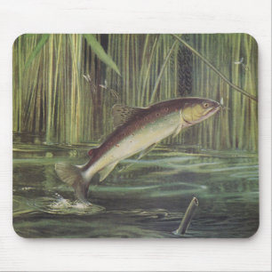 Alfombrilla De Ratón Pescados - trucha de Brown - trutta del Salmo