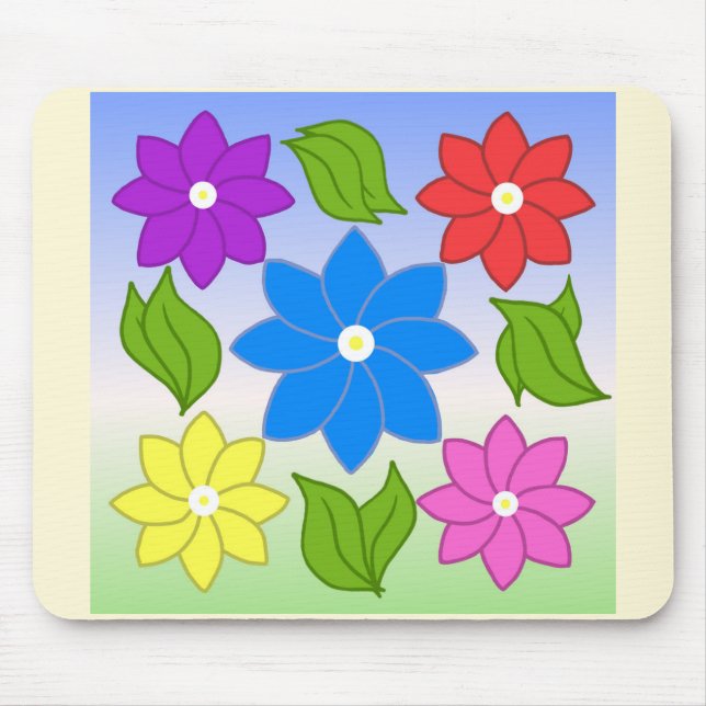 Alfombrilla De Ratón Pétalos de verano (Frente)
