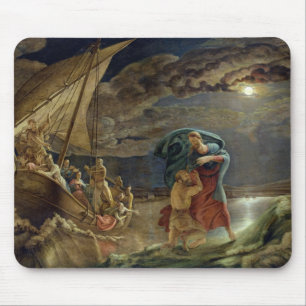 Alfombrilla De Ratón Peter camina en el agua, 1806