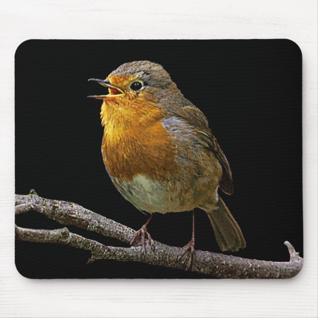 Alfombrilla De Ratón Petirrojo Mousepad (Frente)