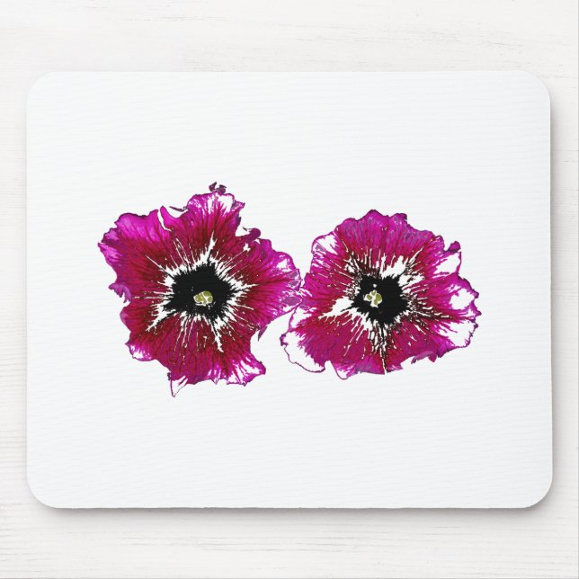 Alfombrilla De Ratón Petunias de Verano (Frente)