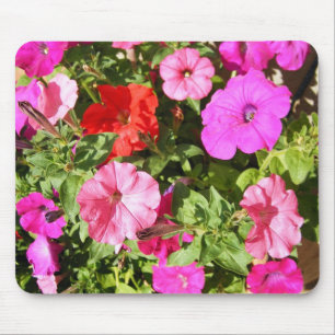 Alfombrilla De Ratón Petunias multicoloras