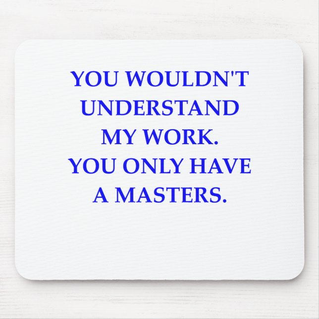 Alfombrilla De Ratón phd (Frente)