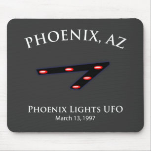 Alfombrilla De Ratón Phoenix enciende el UFO